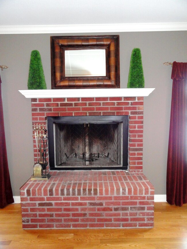 Hearth Room fireplace