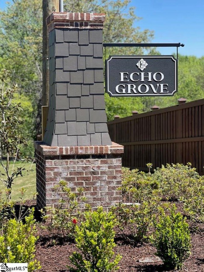 Echo Grove Community- Monument sign.