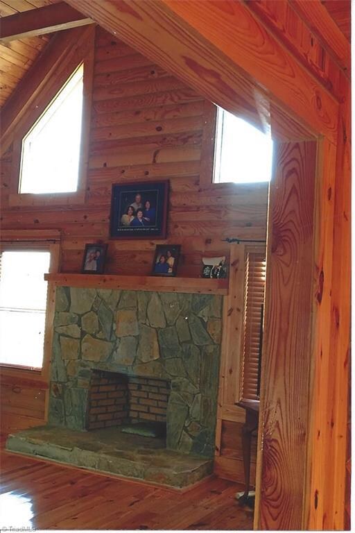 Fireplace in living room