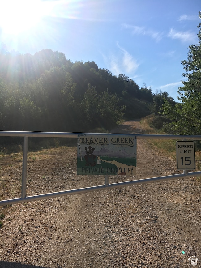 Gate to Beaver Creek Estates