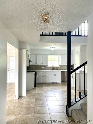 entryway with open kitchen