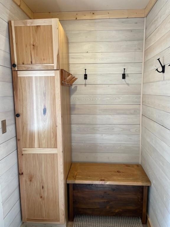 The Mudroom entrance into the cabin leaves all the mess out there and not in the cabin! :-)