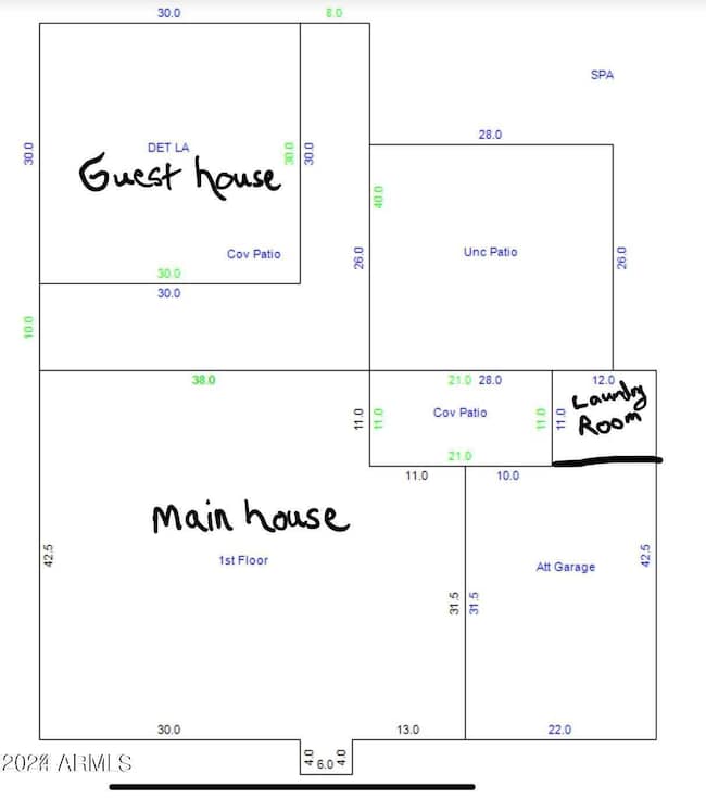 UNRUH Floor plan drawing