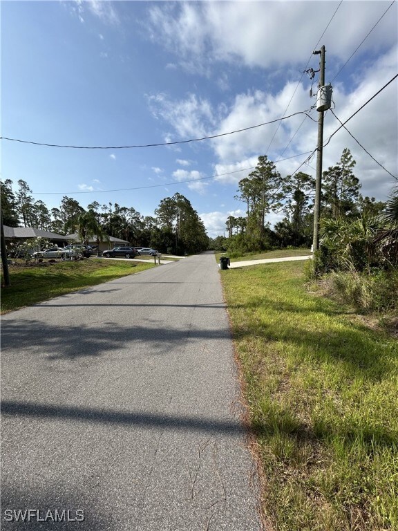 View of asphalt street