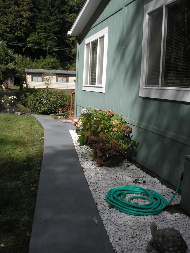 concrete walkway