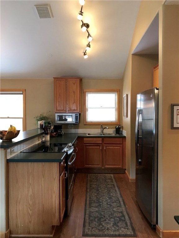 Kitchen with new appliances