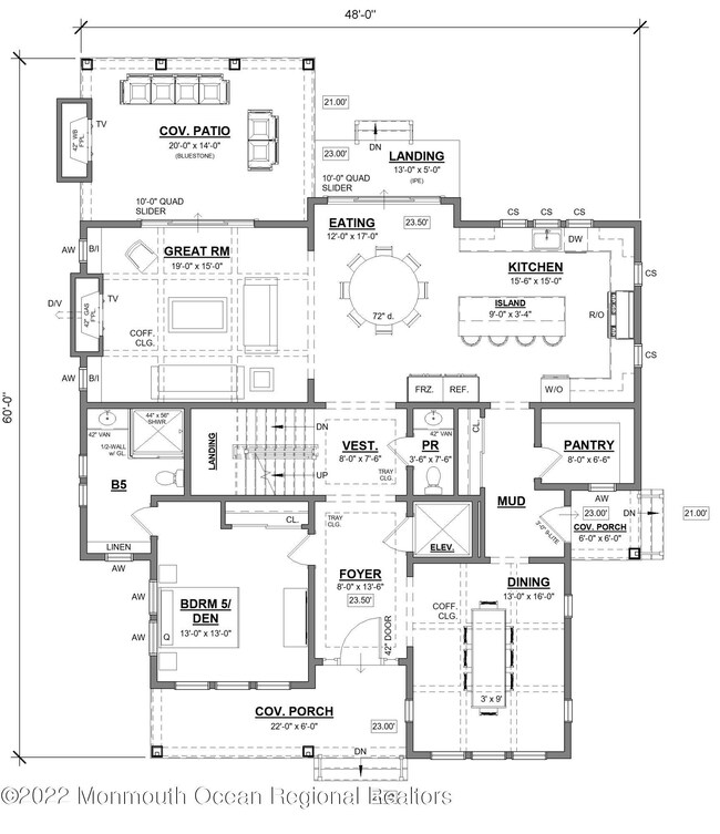 139 Monroe Elev - Floor Plan - 1st Floor