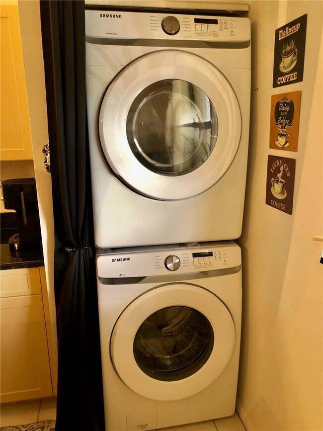 Your own washer/dryer too!