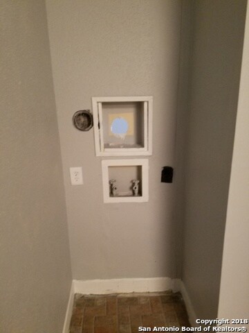 in the first bathroom, stackable or side