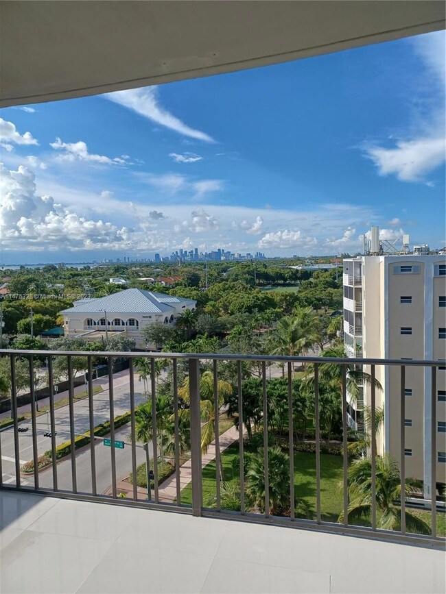 Skyline view from the balcony