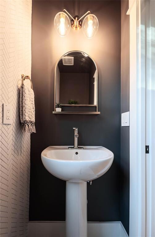 View of bathroom