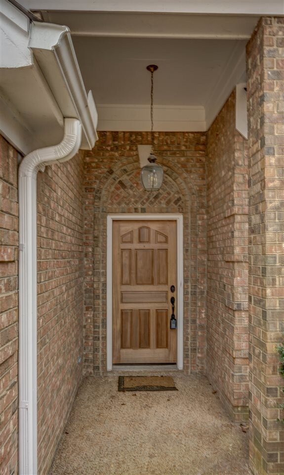 Lovely Covered Entrance