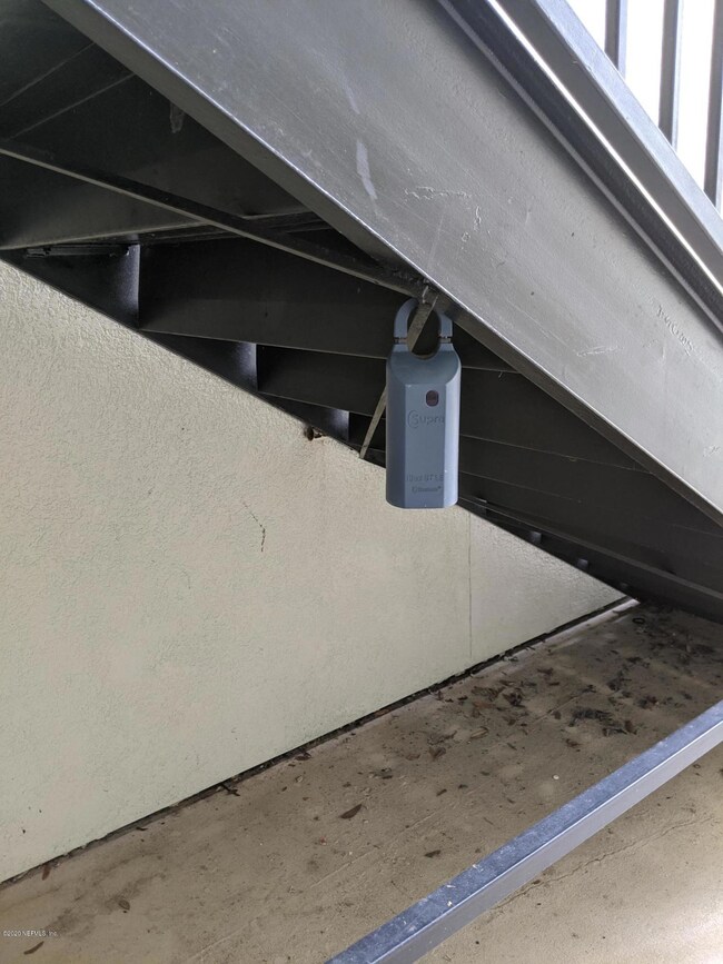 Lockbox Under Stairwell
