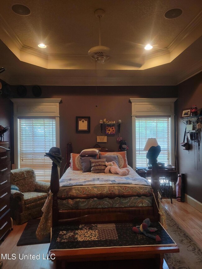 Main Bedroom, trey ceilings, beautiful!