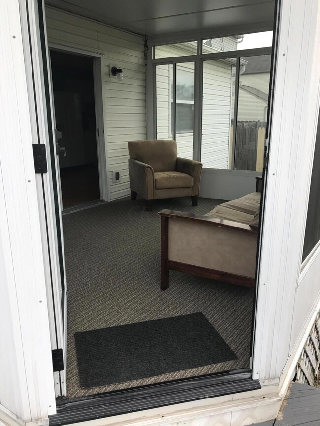 Screened porch leading out to deck