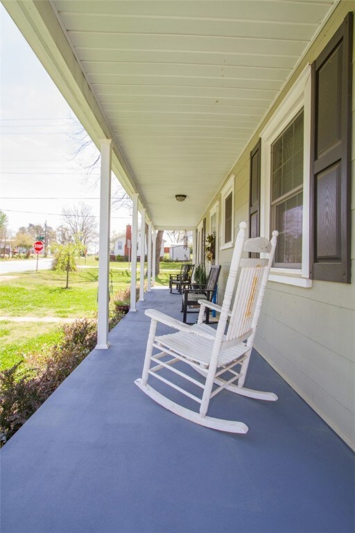 Beautiful Front Rocking Chair Porch