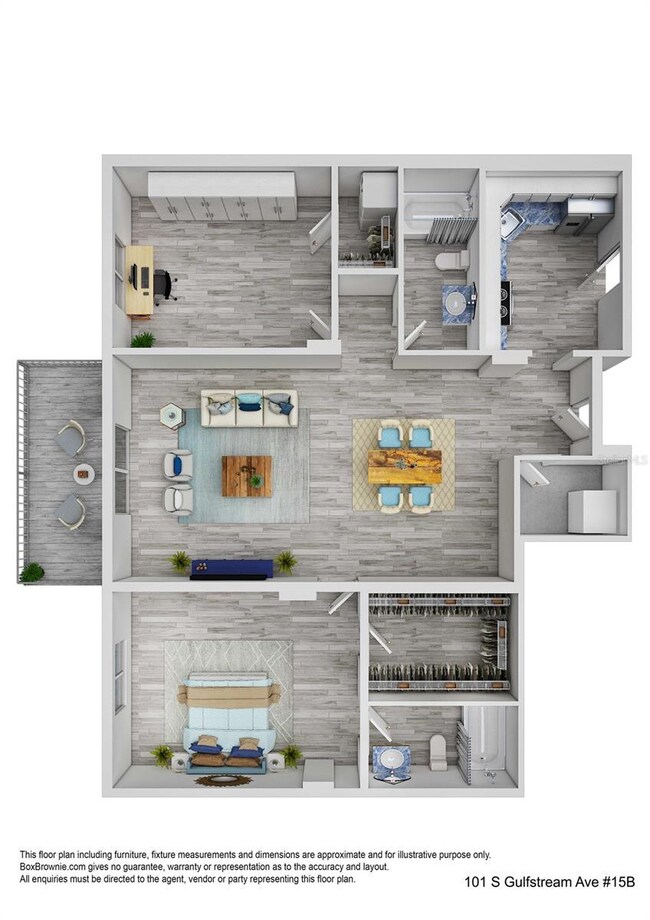 2 Bedrm/2 Bath Split Floor Plan