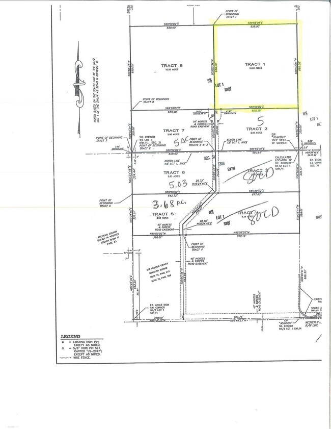 Survey map