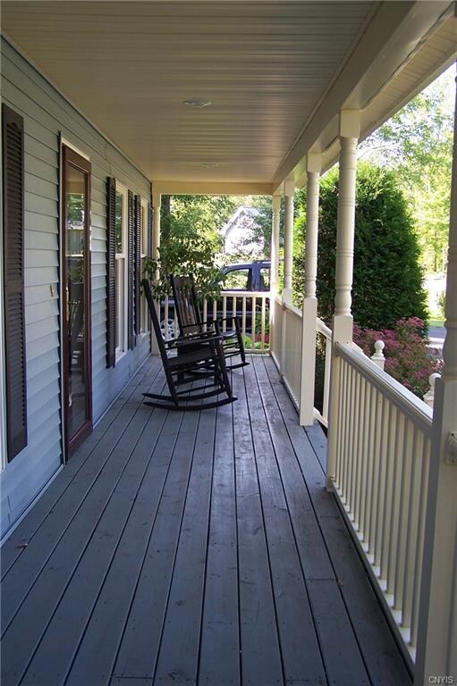 Relax on your welcoming front porch