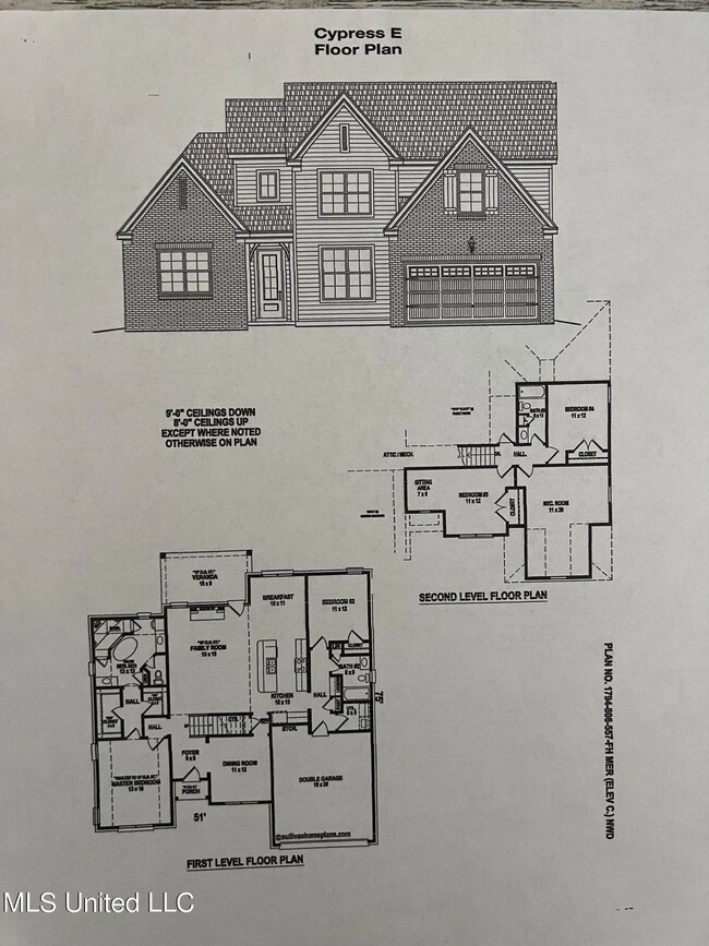 Cypress E Floor Plan