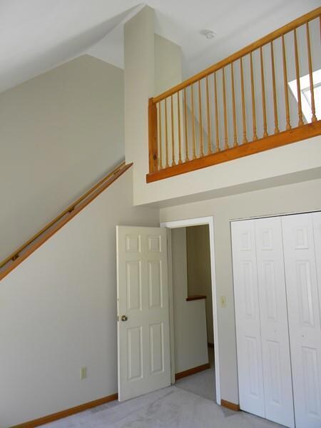 Master bedroom offers two large...