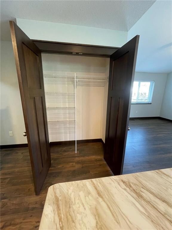 Wonderful combo kitchen pantry and front entry closet!