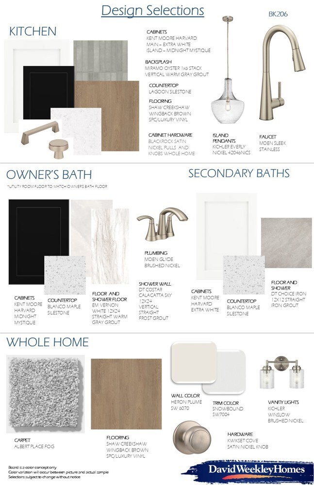 Design Selections
