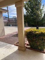 Backside yard w/ R.V. parking