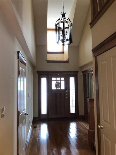 Inviting foyer leads into this gorgeous home!  Din