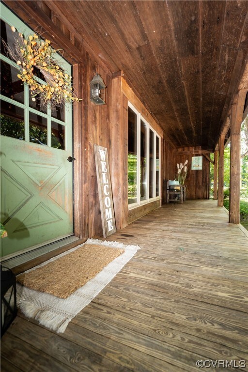 View of deck