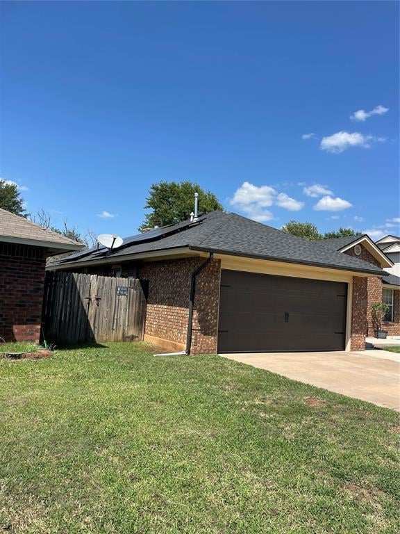 Side view of home