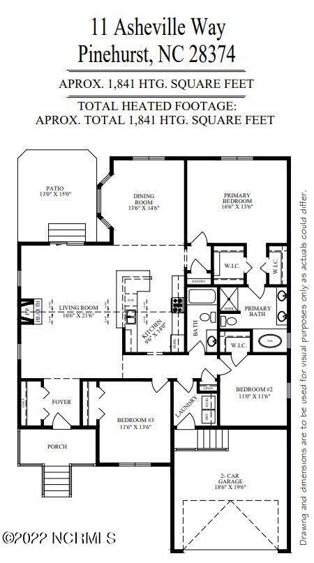 Floor plan, single level