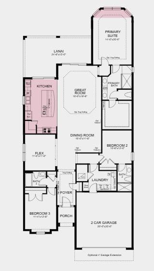 Structural options added Include: Gourmet kitchen,