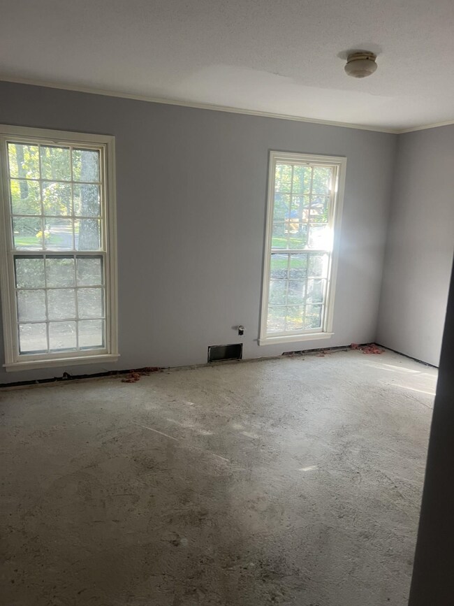 Carpeted spare room with a healthy amount of sunli