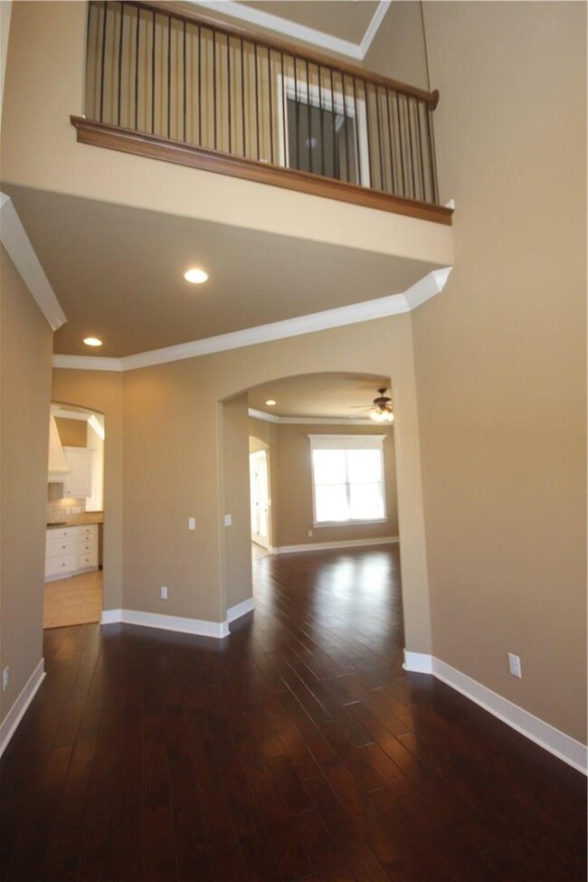 Foyer Entrance with view of the living room/kitche