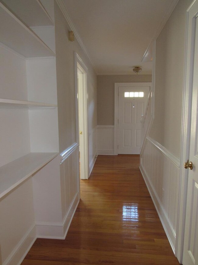 Gleaming hardwoods greet you