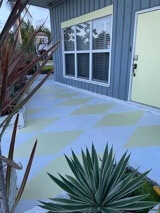 front entry/patio