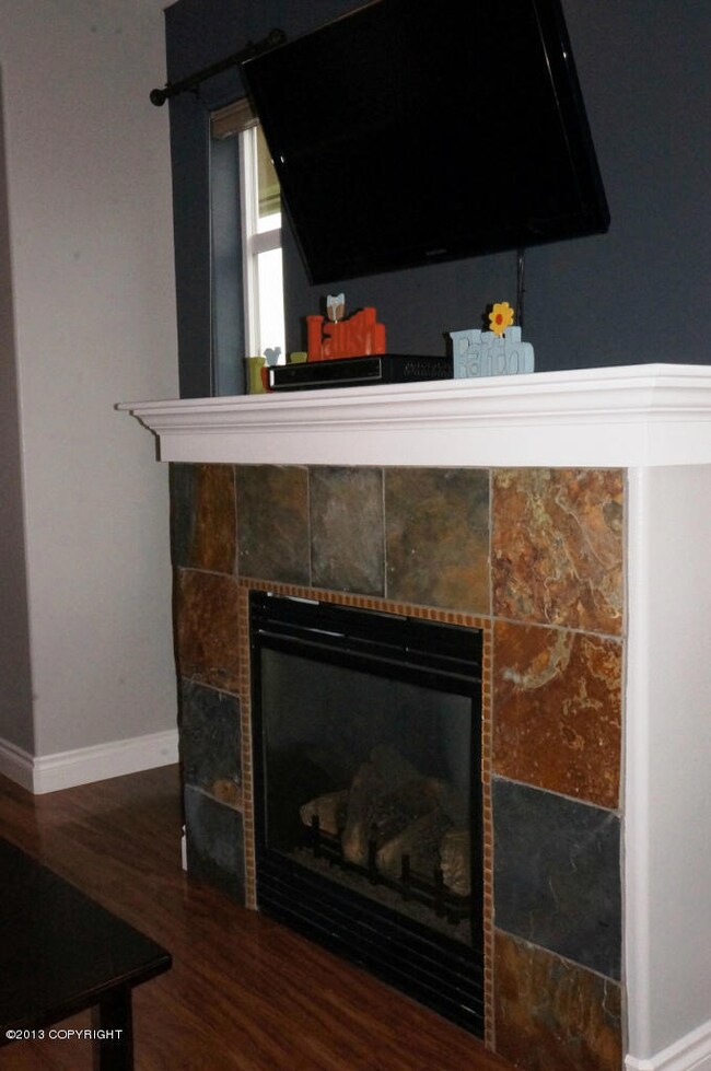 Gas Fireplace With Slate