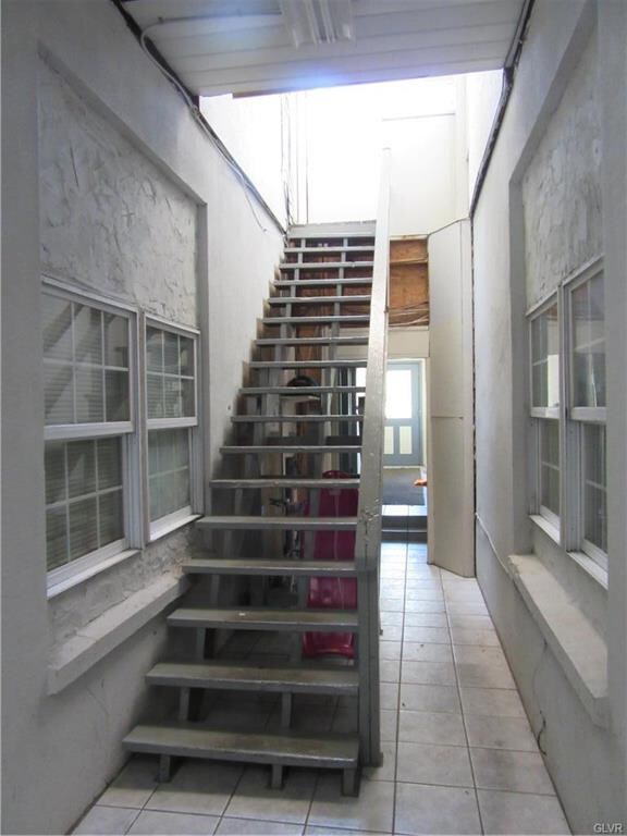 Interior steps to apartment
