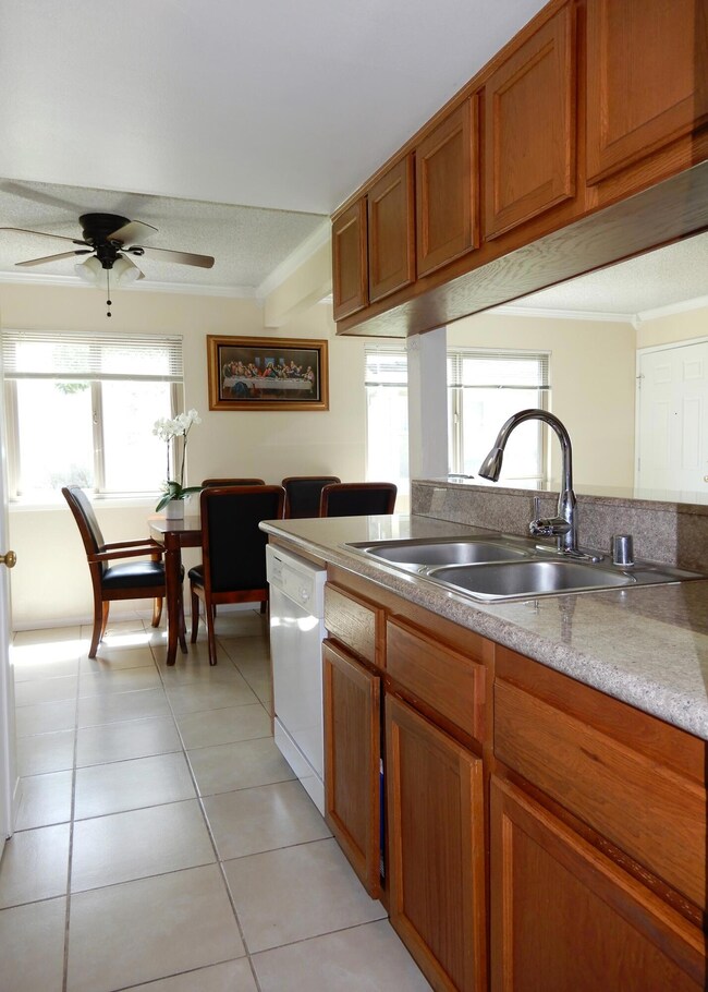 Kitchen to dining area