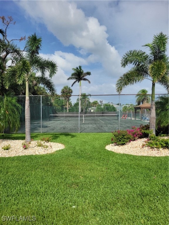 Tennis Court next to Pool
