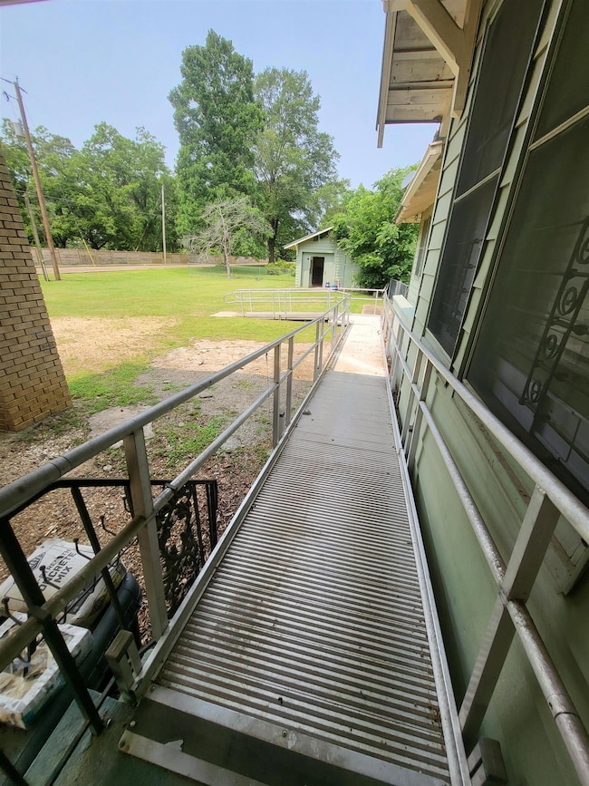 View of patio / terrace with an outdoor structure