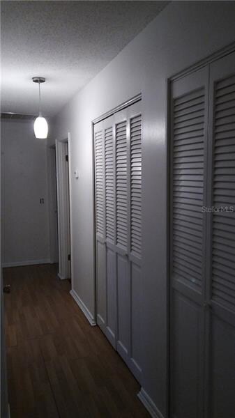 Hallway with lots of closet space!