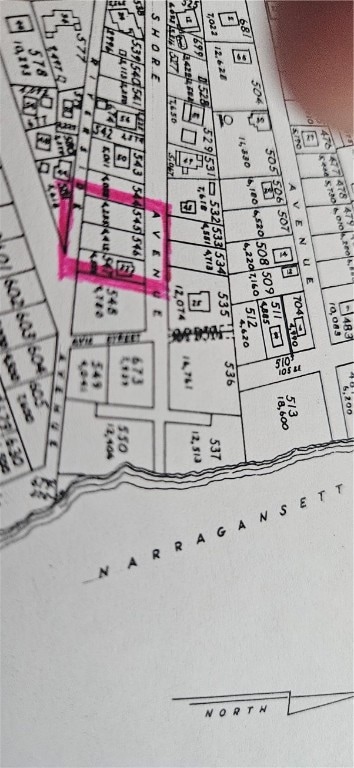 Assessors Plat Map Lots 545 and 546
