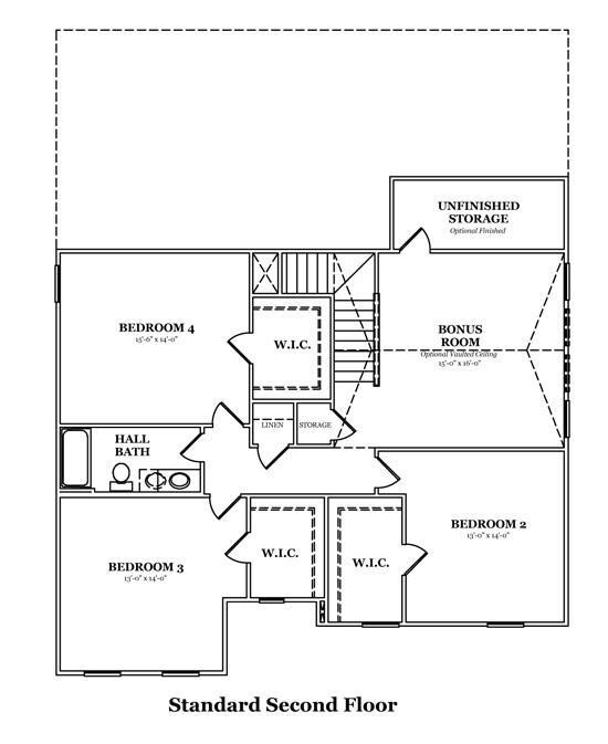 Large Secondary Bedroom! Walk-in closets! Walk-in storage!