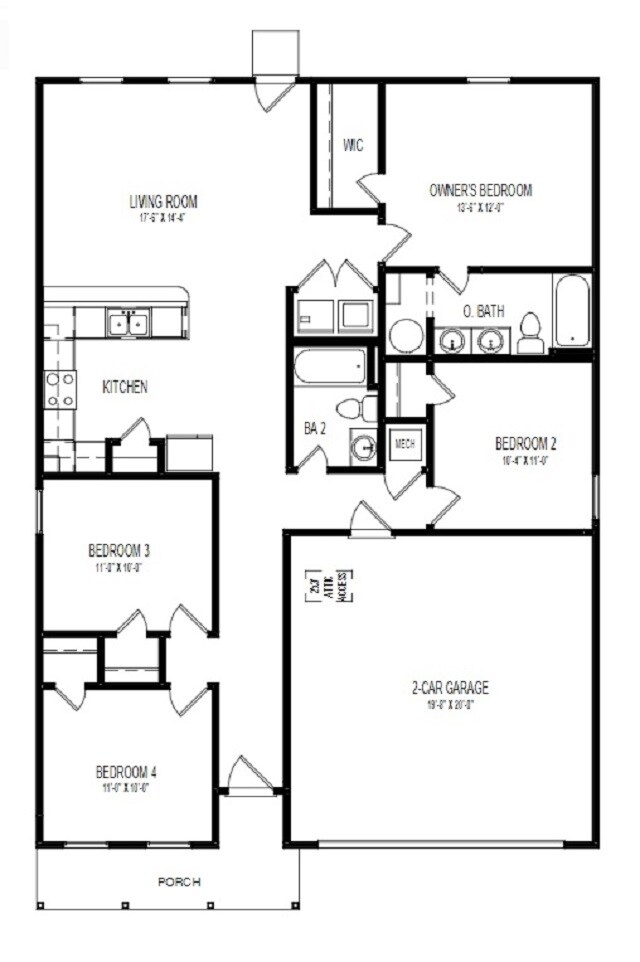 This photo is a model home photo or artist renderi
