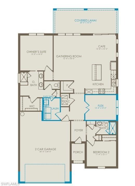 Floorplan with structurals