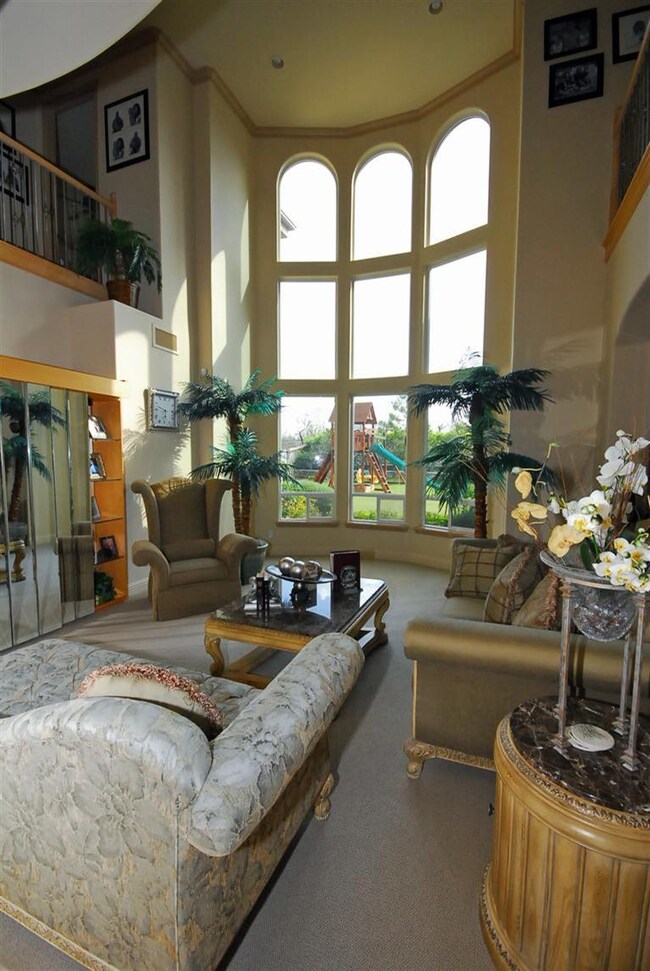 Formal Living Room with Soaring ceilings