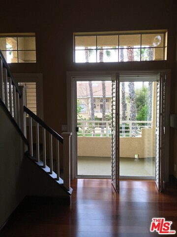 Living room view to balcony