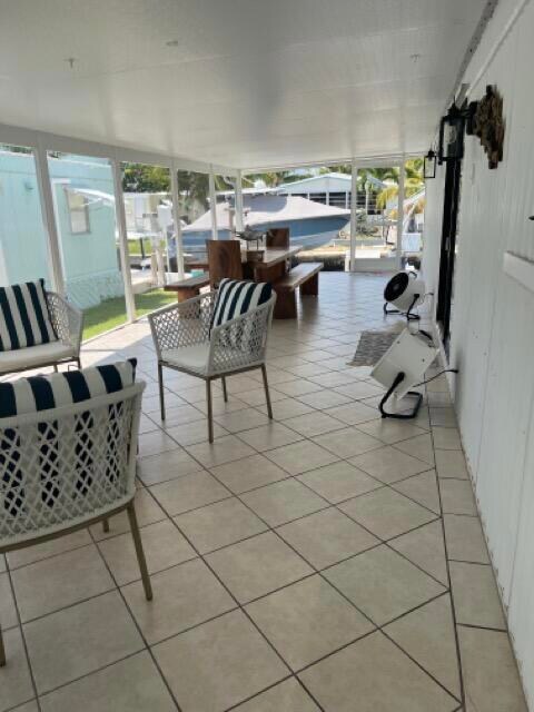 Screened patio